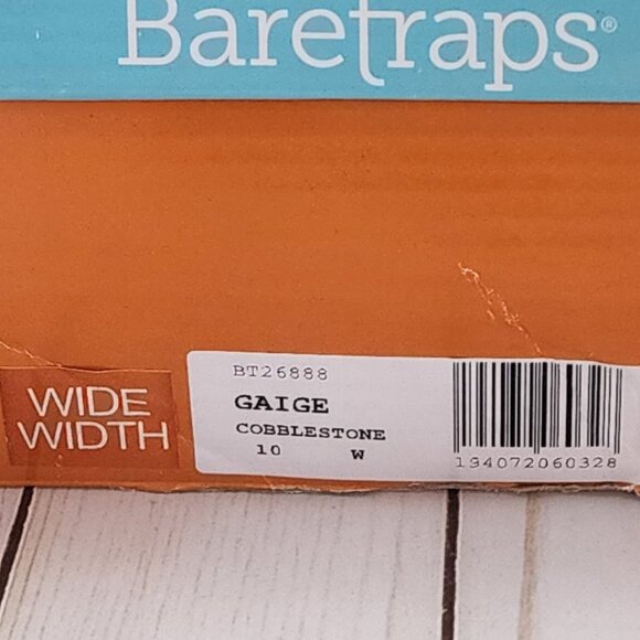 BareTraps Gaige Suede Leather Bootie Cobblestone Taupe 10 W Fall Wardrobe ZipUp - Picture 8 of 8